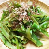 電子レンジで！ブロッコリーの茎の醤油炒め